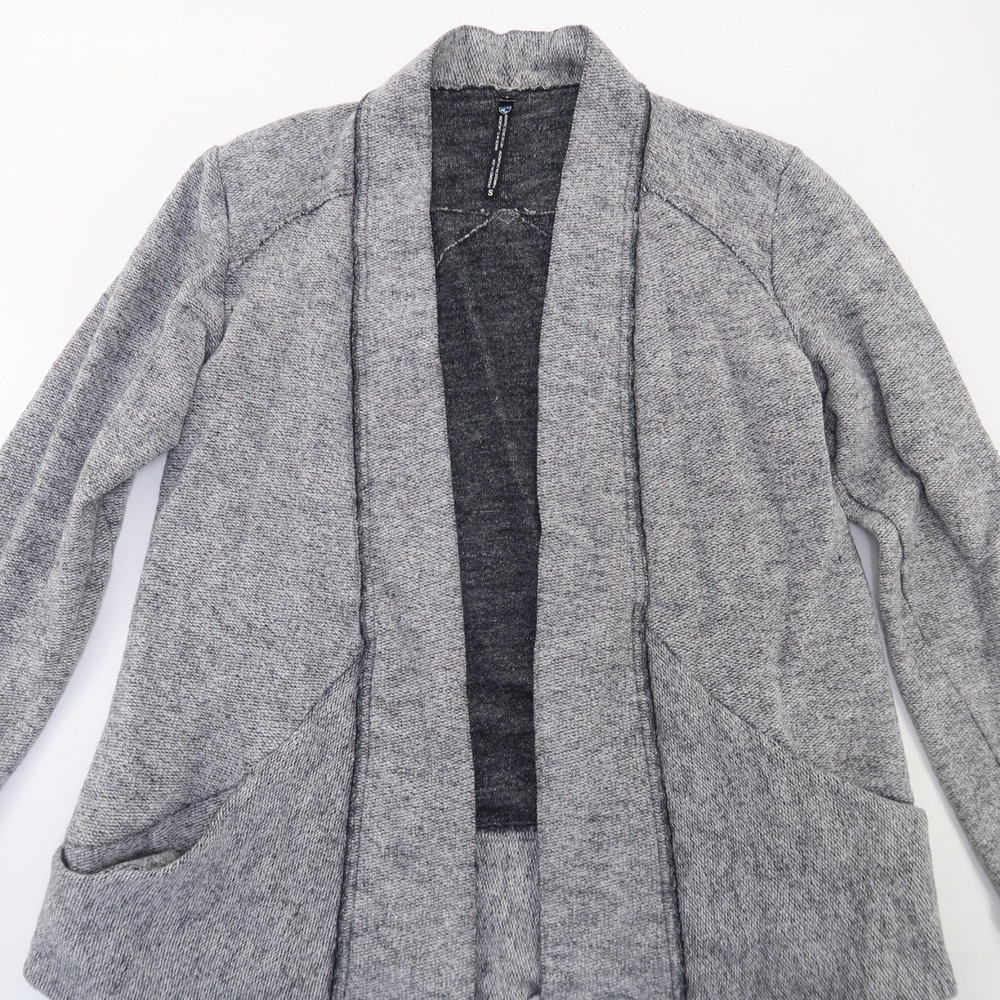 KÜHL Women's Nova Wrap Sweater Size S Gray Knit Open Front Cardigan